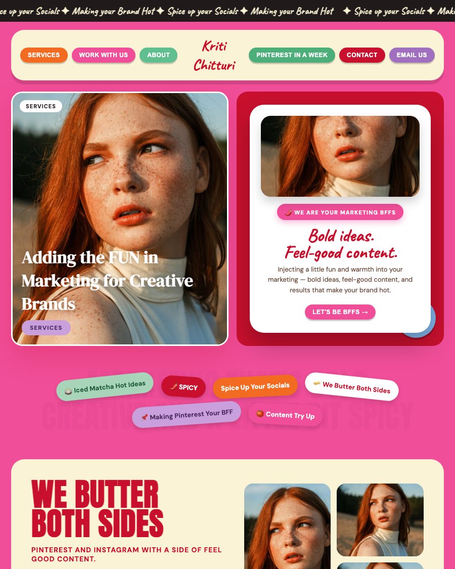 Plantilla Kriti · Marketing